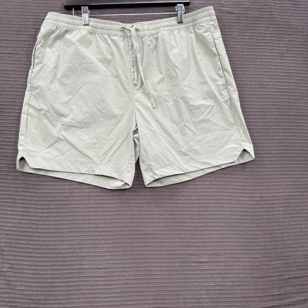 Cuts Clothing Shorts Men 2XL Green Nylon Crossover Performance Outdoors Athletic